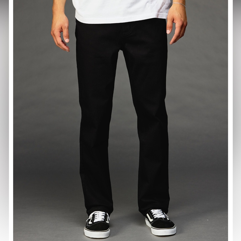 RSQ Men's Slim Straight Jeans black denim | by Tillys 29 x 30